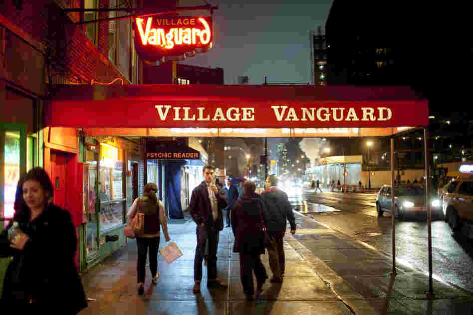 Outside the Village Vanguard.