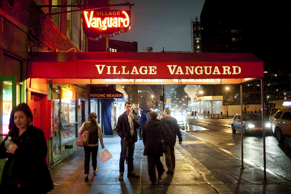 Outside the Village Vanguard.