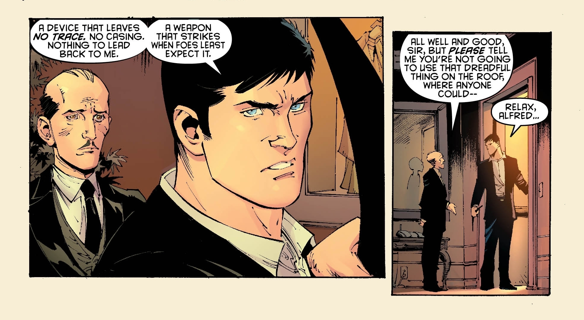 Bruce Wayne is only one of the many characters whose name makes him seem perhaps a little older than he is.
