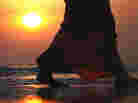 Sunset over the Indian Ocean