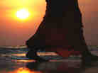 Sunset over the Indian Ocean