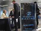 Job seekers came to the ThistleDown Racino and Horseshoe Casino in Warrensvile Hts., Ohio, last month. Job seekers came to the ThistleDown Racino and Horseshoe Casino in Warrensvile Hts., Ohio, last month.