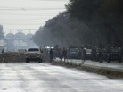 Pakistani troops gather at the site of an attack on an army post in Serai Naurang town, near Lakki Marwat, Pakistan, on Saturday. Pakistani troops gather at the site of an attack on an army post in Serai Naurang town, near Lakki Marwat, Pakistan, on Saturday.