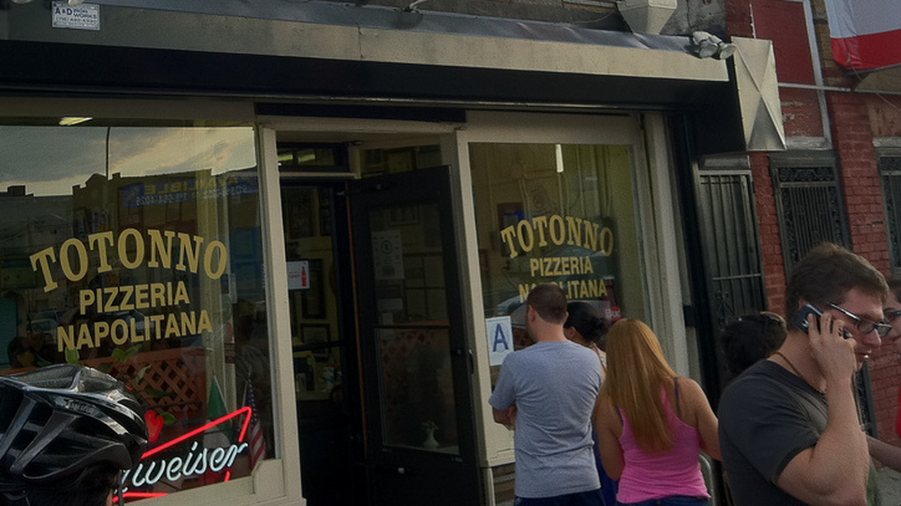 Totonno's, one of New York's oldest pizzerias, suffered severe damage from flooding caused by Hurricane Sandy.
