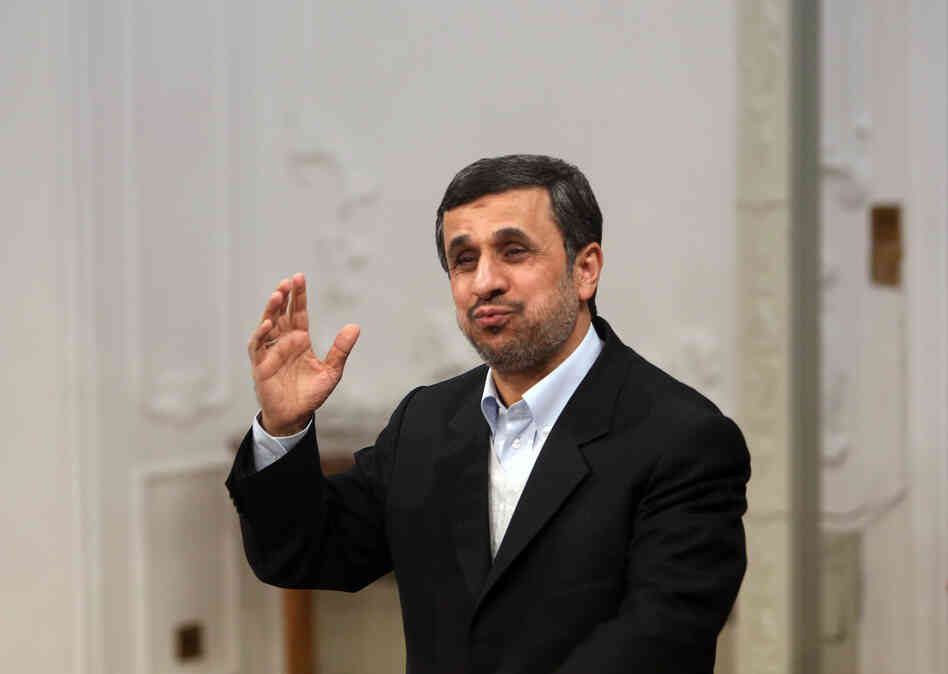 Iranian President Mahmoud Ahmadinejad.