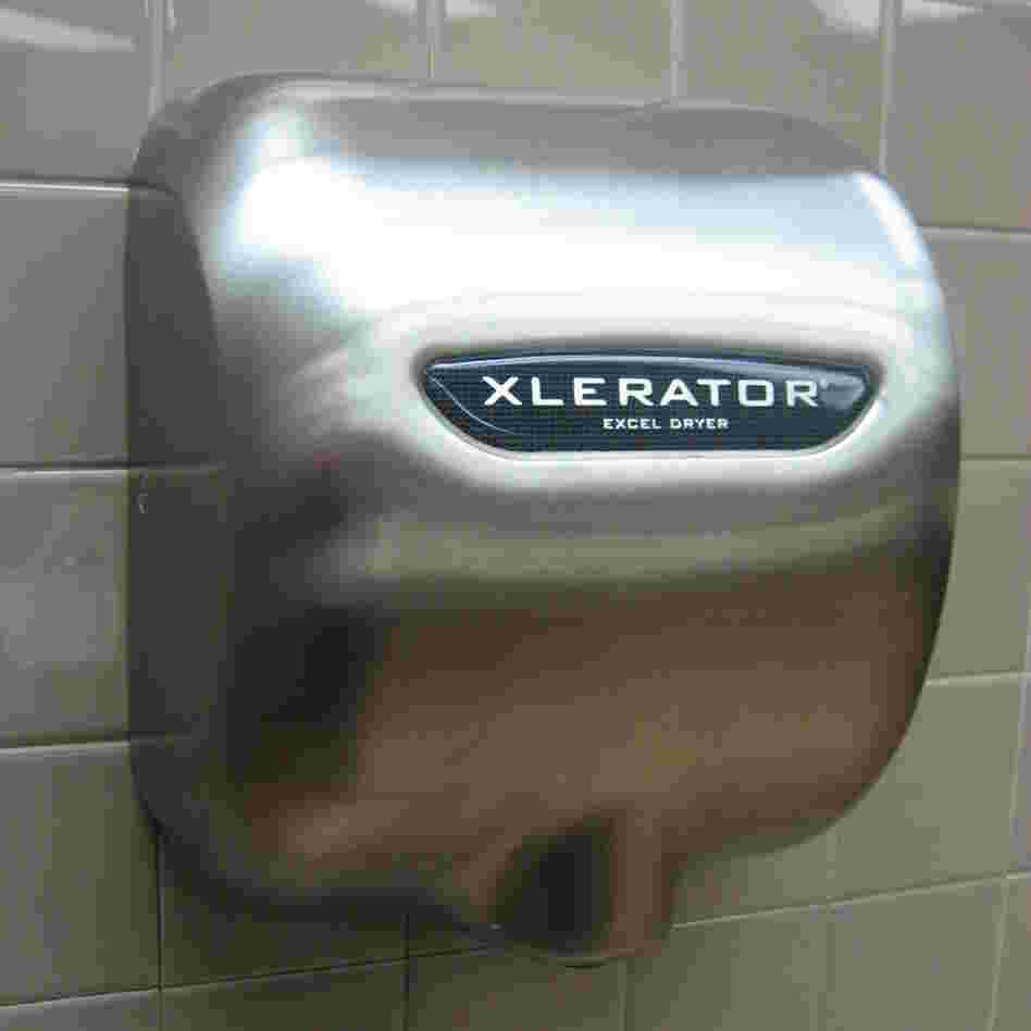 Excel's Xlerator hand dryer is more efficient than previous designs.