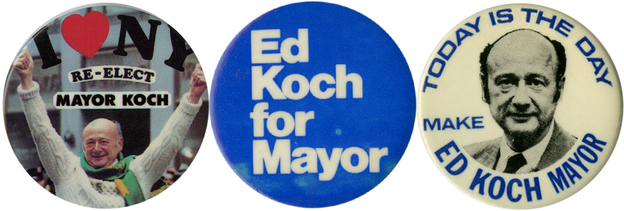 Koch served as mayor for three terms (1978-89).