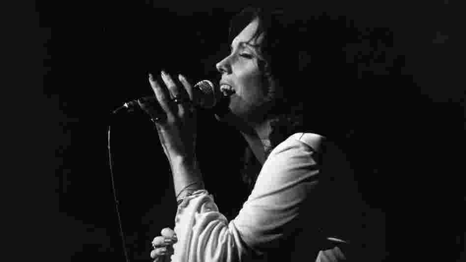 Karen Carpenter, of The Carpenters, performs in London in 1974.