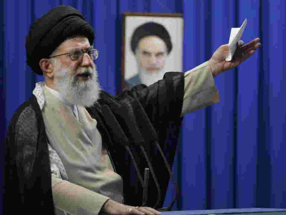 Iran's Supreme Leader Ayatollah Ali Khamenei, shown here in 2009, recently set up a Facebook page, though the Iranian government bans ordinary Iranians from access to Facebook and other social media sites.