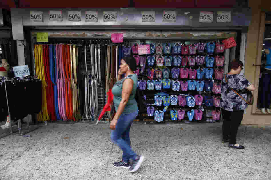 Most of the items sold at the market are imported, as Puerto Rico, like many Caribbean islands, has little industry of its own.