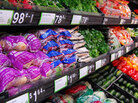Wal-Mart claims that 11 percent of the produce in its stores now comes from local farms. Wal-Mart claims that 11 percent of the produce in its stores now comes from local farms.
