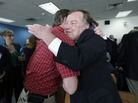 Attorney Rick Gray, representing more than 400 districts mostly in poorer areas of the state, is congratulated Monday in Austin following a ruling in a consolidated six-lawsuit case contending the school finance system violates the Texas Constitution. Attorney Rick Gray, representing more than 400 districts mostly in poorer areas of the state, is congratulated Monday in Austin following a ruling in a consolidated six-lawsuit case contending the school finance system violates the Texas Constitution.