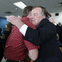 Attorney Rick Gray, representing more than 400 districts mostly in poorer areas of the state, is congratulated Monday in Austin following a ruling in a consolidated six-lawsuit case contending the school finance system violates the Texas Constitution.
