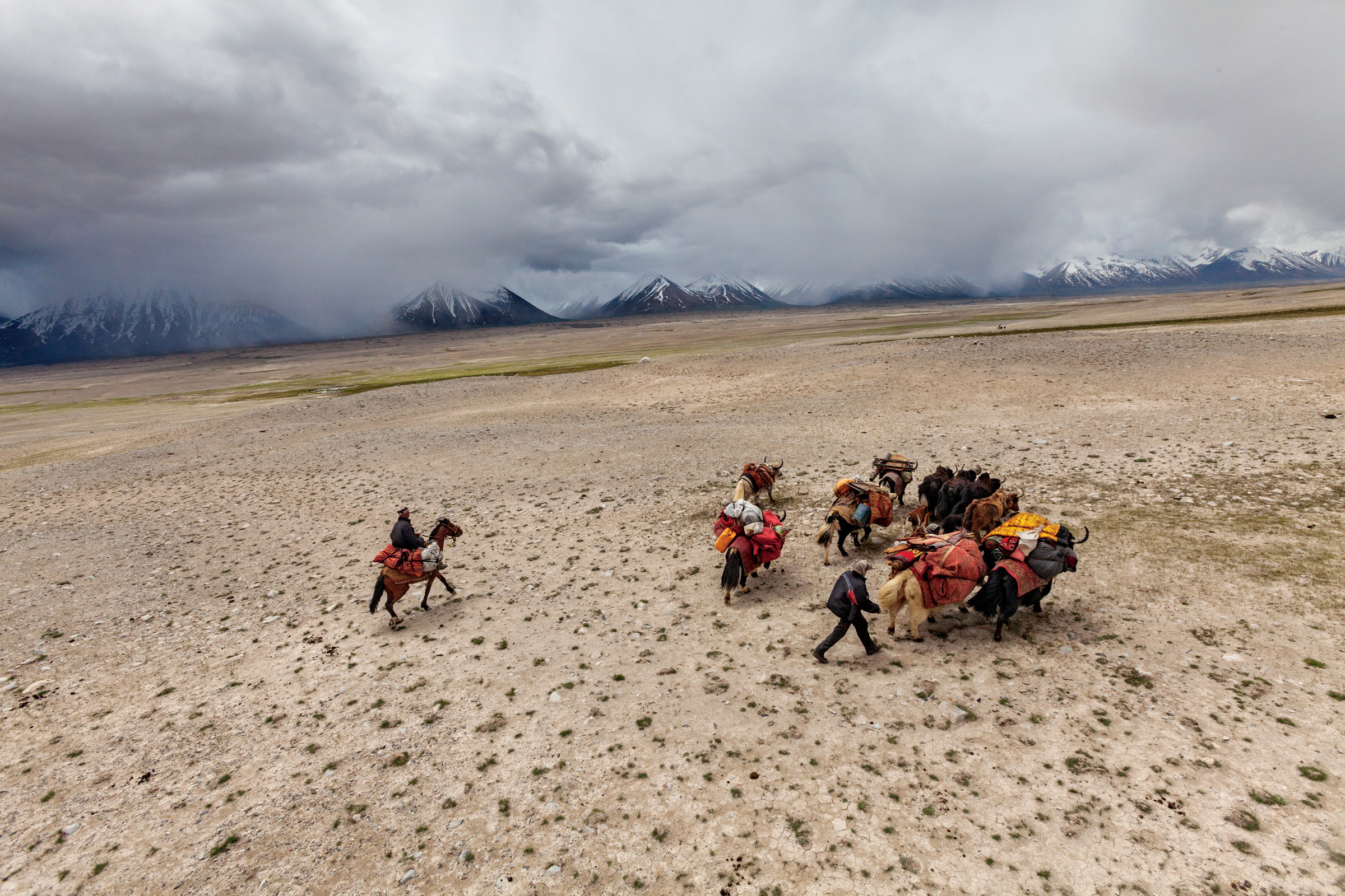 Nomads by necessity, the Kyrgyz move their herds across the Wakhan, a panhandle of alpine valleys and high mountains in northeastern Afghanistan.