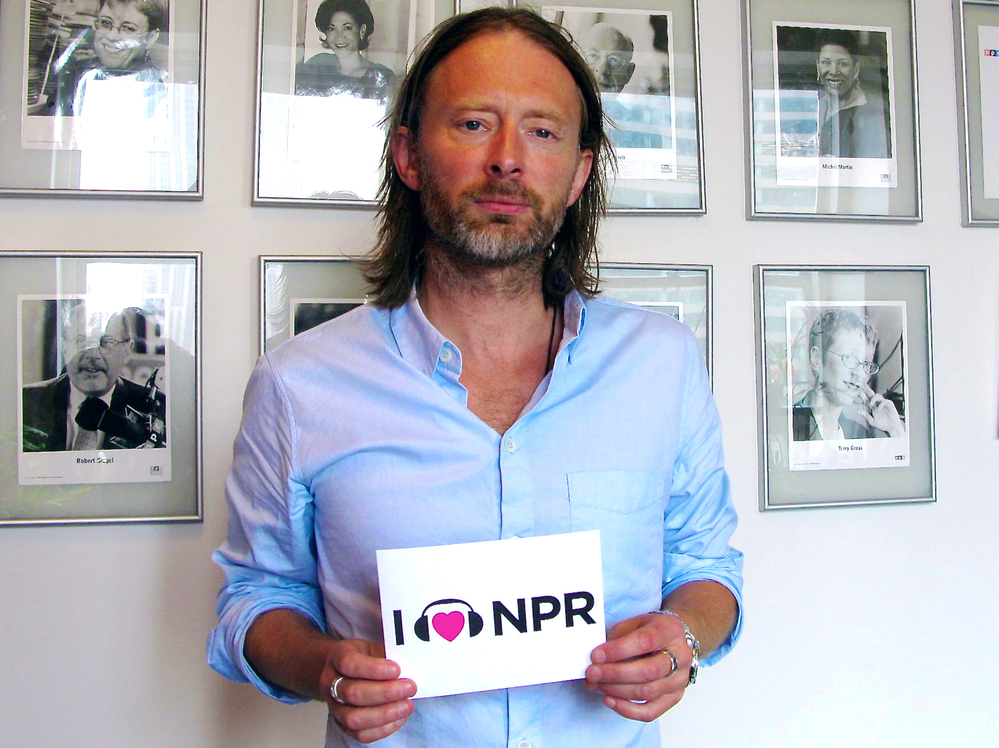 Thom Yorke at NPR's New York Bureau.