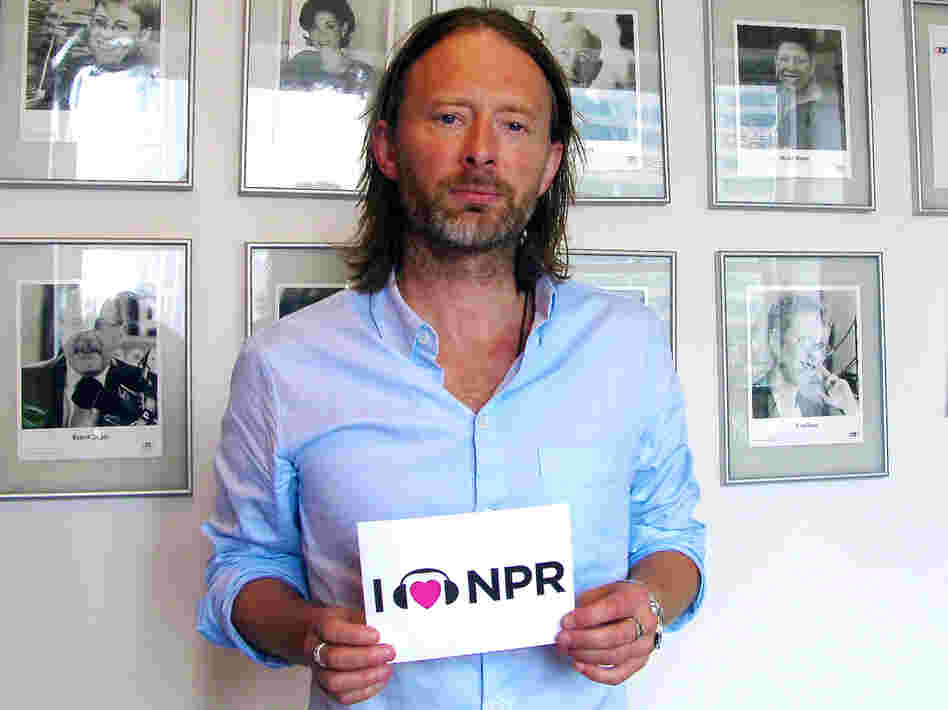Thom Yorke at NPR's New York Bureau.