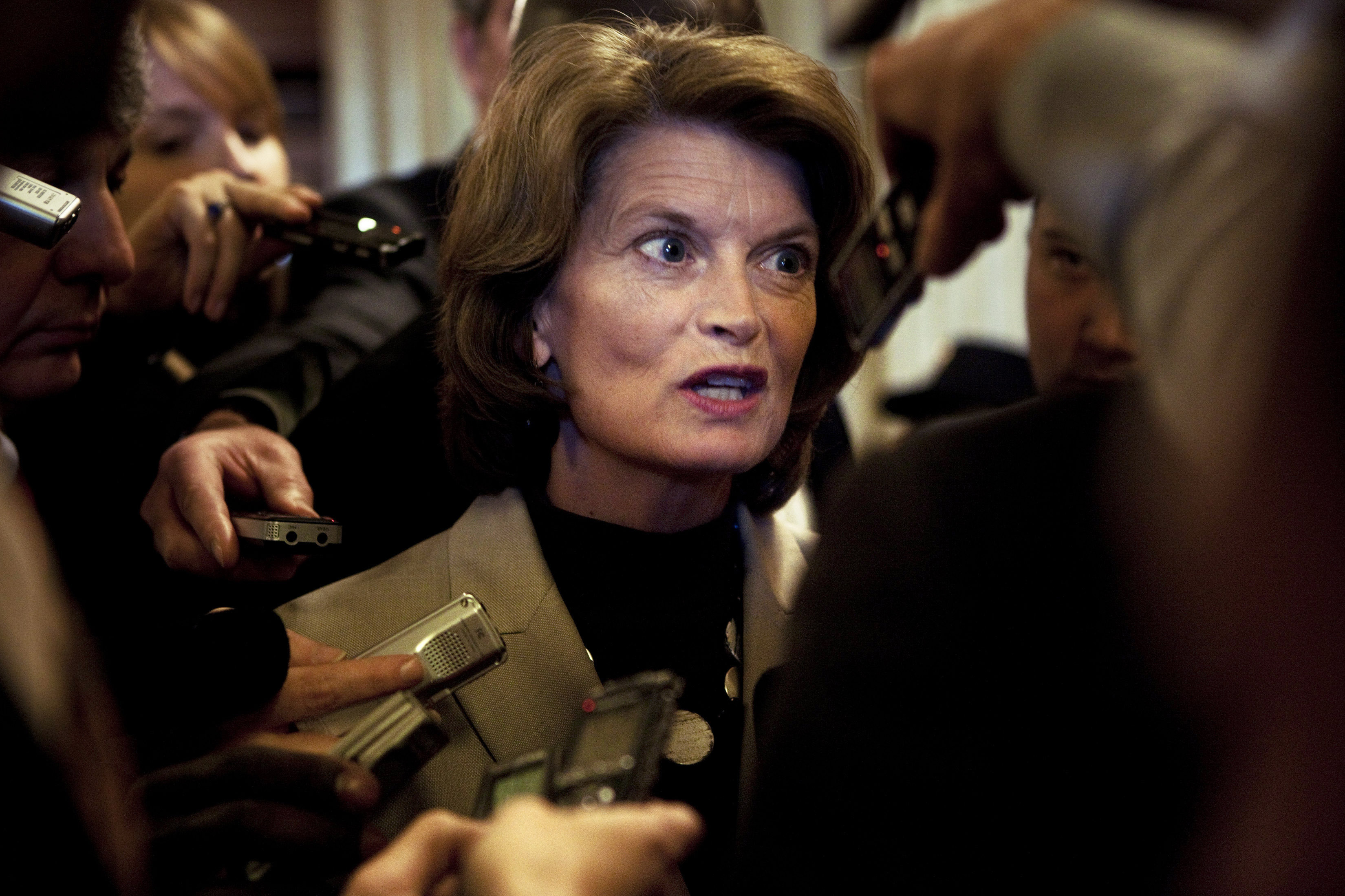 Sen. Lisa Murkowski, of Alaska, told USA Today she owned a dozen guns.