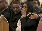 Shirley Chambers cries during Monday's funeral for her son Ronnie Chambers, 33. She had four children, three boys and a girl, all victims of gun violence in Chicago over a period of 18 years. Shirley Chambers cries during Monday's funeral for her son Ronnie Chambers, 33. She had four children, three boys and a girl, all victims of gun violence in Chicago over a period of 18 years.
