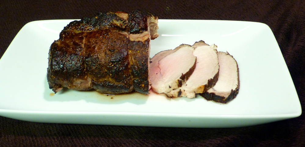 Cocoa-Jerk-Rubbed Pork Loin