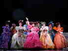 Actress Ann Harada (in pink) returns to the stage in the Broadway premiere of Rodgers & Hammerstein's Cinderella, an update of the made-for-TV movie from 1957. Her other theater work has included Avenue Q and Les Miserables.