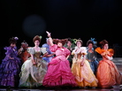 Actress Ann Harada (in pink) returns to the stage in the Broadway premiere of Rodgers & Hammerstein's Cinderella, an update of the made-for-TV movie from 1957. Her other theater work has included Avenue Q and Les Miserables. Actress Ann Harada (in pink) returns to the stage in the Broadway premiere of Rodgers & Hammerstein's Cinderella, an update of the made-for-TV movie from 1957. Her other theater work has included Avenue Q and Les Miserables.
