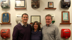 Bill, Nancy and Denis Gagnon (from left), who turned Excel Dryer into a globally competitive business. Denis Gagnon says he will never relocate production offshore.