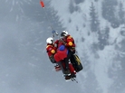 Skier Lindsay Vonn is airlifted after crashing during the women's Super-G event in Schladming, Austria, possibly injuring her knee, on Tuesday, Feb. 5, 2013. Skier Lindsay Vonn is airlifted after crashing during the women's Super-G event in Schladming, Austria, possibly injuring her knee, on Tuesday, Feb. 5, 2013.