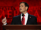 Sen. Marco Rubio speaks during the final day of the 2012 Republican National Convention in Tampa. Sen. Marco Rubio speaks during the final day of the 2012 Republican National Convention in Tampa.