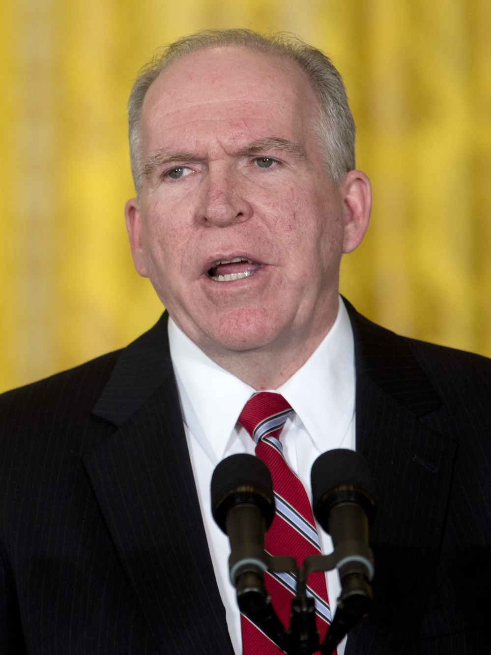 John Brennan, the deputy national security adviser for Homeland Security and Counterterrorism, speaks at the White House in January. Brennan is President Obama's choice for CIA director.