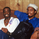 The Pharcyde (from left to right, Tre "SlimKid3" Hardson, Romye Robinson, Emandu "Imani" Wilcox and Derrick "Fatlip" Stewart) backstage at KMEL's Summer Jam in July 1993 in Mountain View, Calif. The Pharcyde (from left to right, Tre "SlimKid3" Hardson, Romye Robinson, Emandu "Imani" Wilcox and Derrick "Fatlip" Stewart) backstage at KMEL's Summer Jam in July 1993 in Mountain View, Calif.