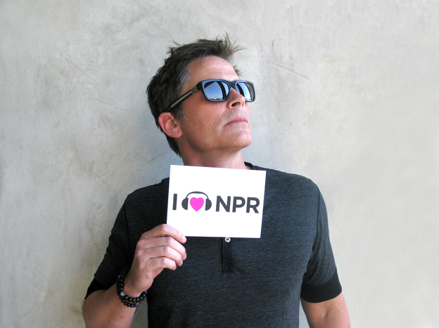 Rob Lowe at NPR West.