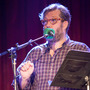 Guest musician John Roderick, of the band The Long Winters, addresses the crowd at The Bell House in Brooklyn, NY. Guest musician John Roderick, of the band The Long Winters, addresses the crowd at The Bell House in Brooklyn, NY.
