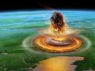 Scientists have confirmed that the impact of a giant asteroid and the mass extinction of the dinosaurs happened at the same time. Scientists have confirmed that the impact of a giant asteroid and the mass extinction of the dinosaurs happened at the same time.