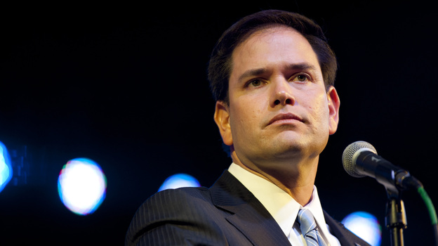 Sen. Marco Rubio, shown in November, has been chosen to deliver the GOP response to President Obama's State of the Union address on Tuesday.