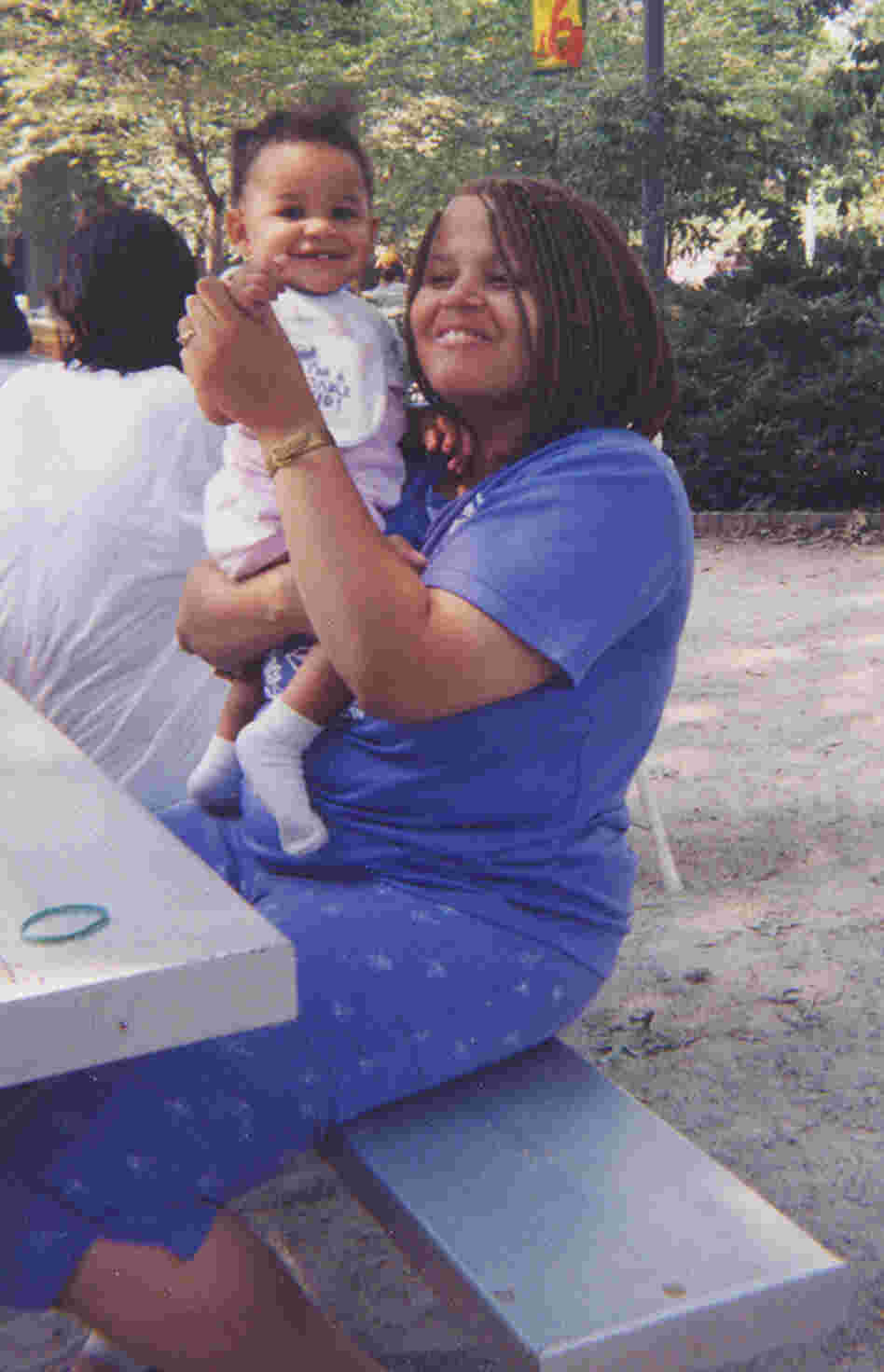 Bonnie Brown with her daughter, Myra, in 1998.