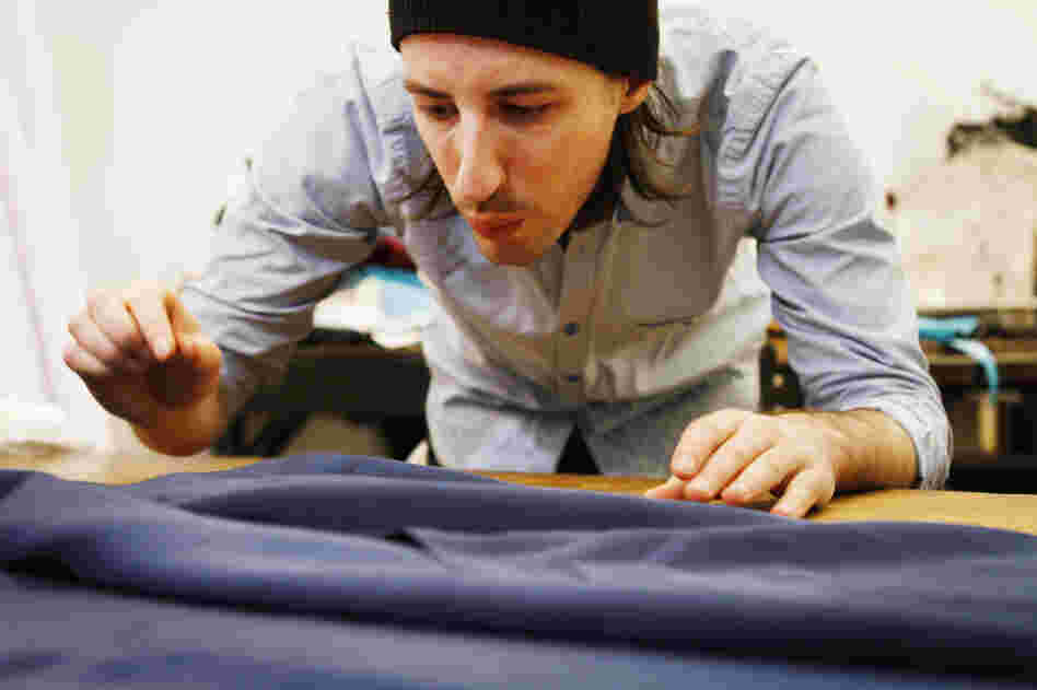 Daniel Vosovic, who started his own line in 2010, says producing within the U.S. gives him control over the entire process, even if it means working on the garments himself.