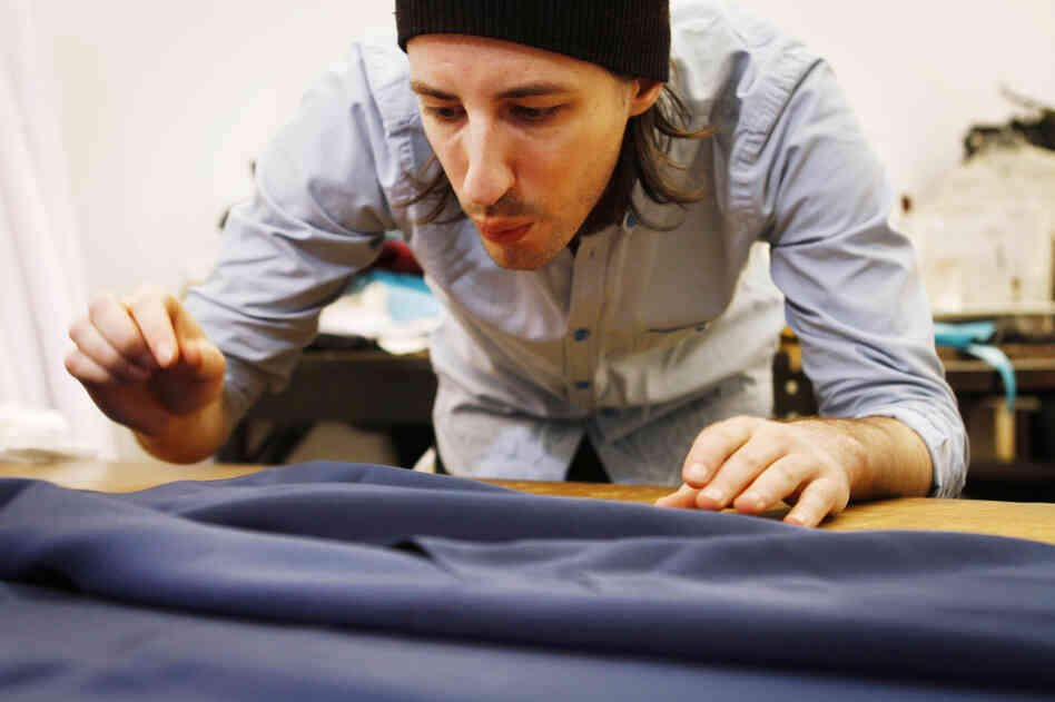 Daniel Vosovic, who started his own line in 2010, says producing within the U.S. gives him control over the entire process, even if it means working on the garments himself.
