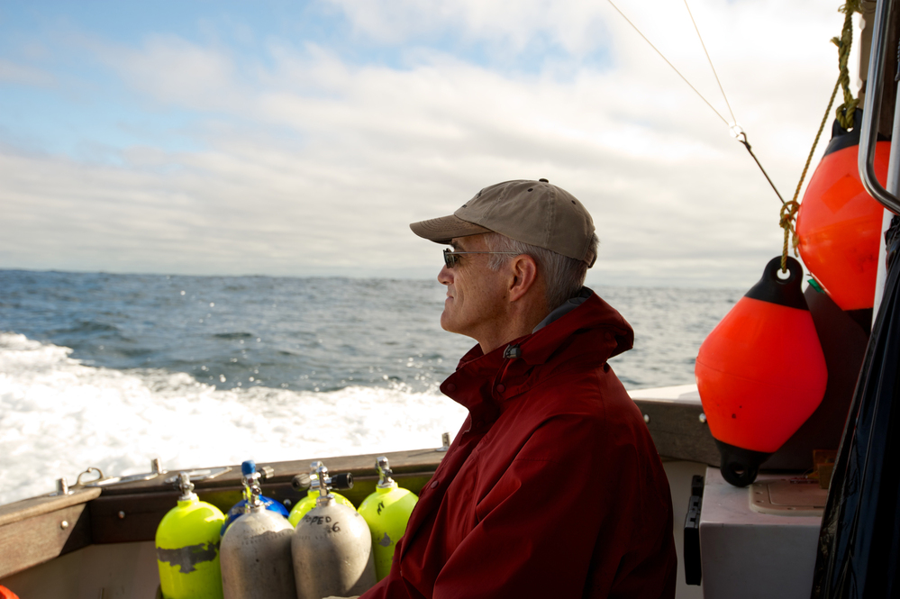Steve Campana runs the Canadian Shark Research Laboratory. He works to tag sharks with satellite transmitters to find out how long they survive after being caught and released.