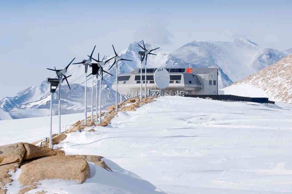 The Princess Elisabeth research station is the world's first zero emission polar research station.