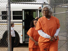 Perry plays a gun-toting grandma in Madea Goes To Jail. Perry plays a gun-toting grandma in Madea Goes To Jail.
