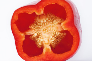 One person on Reddit posted a picture of a sliced bell pepper with the comment, "I love bell peppers, but man this gets me every time."