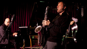 Chris Potter (center) performs live at the Village Vanguard.