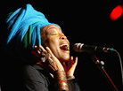 Erykah Badu performs as part of the Sugar Water Festival at the Greek Theatre on Aug. 9, 2005, in Los Angeles, Calif. Erykah Badu performs as part of the Sugar Water Festival at the Greek Theatre on Aug. 9, 2005, in Los Angeles, Calif.