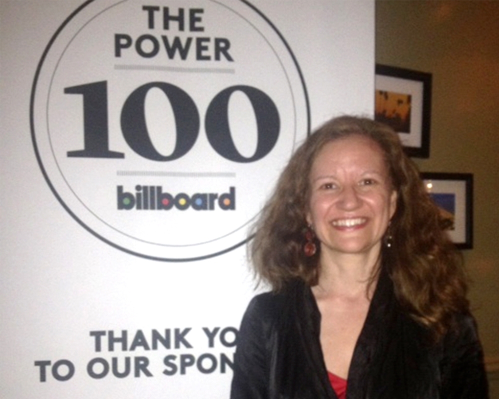 NPR Music Director and EP Anya Grundmann at a celebratory dinner Billboard held in LA for its Power 100 honorees.