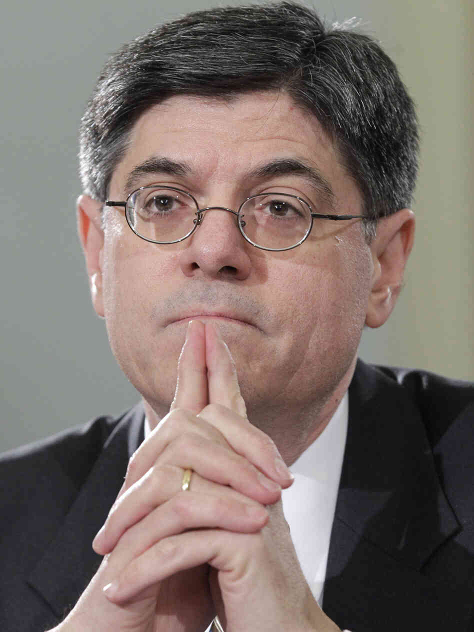 Jack Lew testifies before a House budget panel in 2011. The Senate Finance Committee is scheduled to consider Lew's nomination to be Treasury secretary on Wednesday.