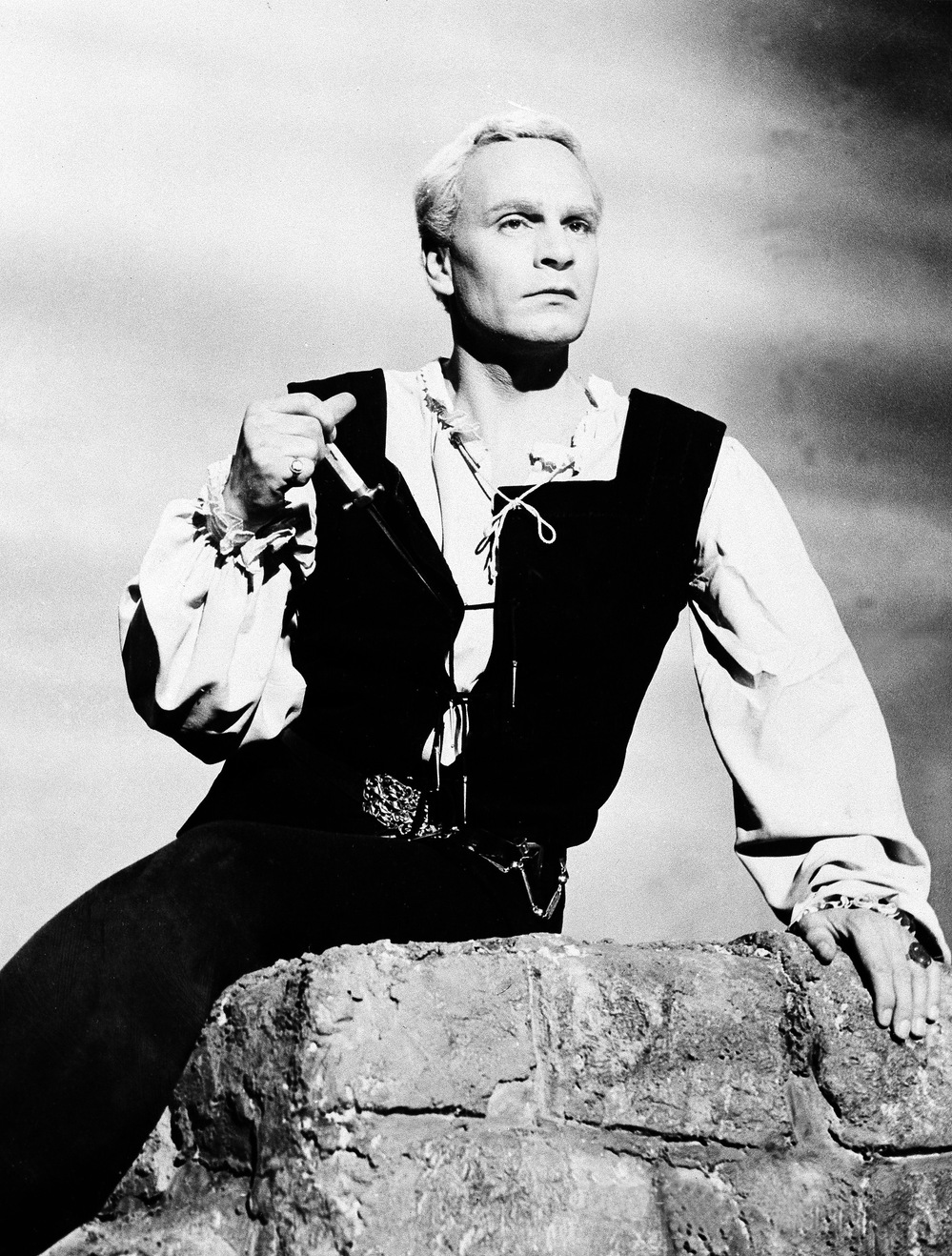 Laurence Olivier, seen here in his film adaptation of Shakespeare's Hamlet, also intended to create a film version of Macbeth.