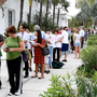 People wait to vote on Election Day in November at the Surfside Town Hall in Miami. People wait to vote on Election Day in November at the Surfside Town Hall in Miami.