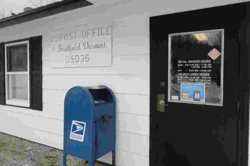 Brookfield, Vt., residents fear that Postal Service changes will eventually lead to the closing of their small town post office. About 1,300 people live in Brookfield, according to 2010 U.S. Census figures.