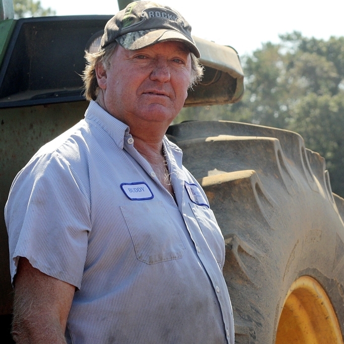 North Carolina farmers Buddy Hoffner (left) and son Chris  have been growing barley for Riverbend Malt House in Asheville since 2010. Riverbend then processes the grain into malt for use by local breweries.