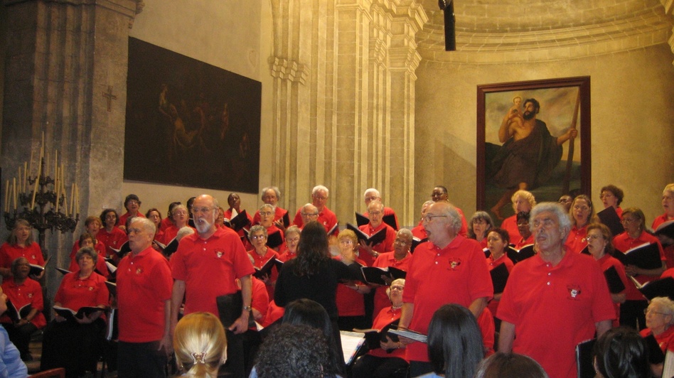 The New York City Labor Chorus performs in 2011 at the Basilica of Saint Francis of Assisi in Old Havana.